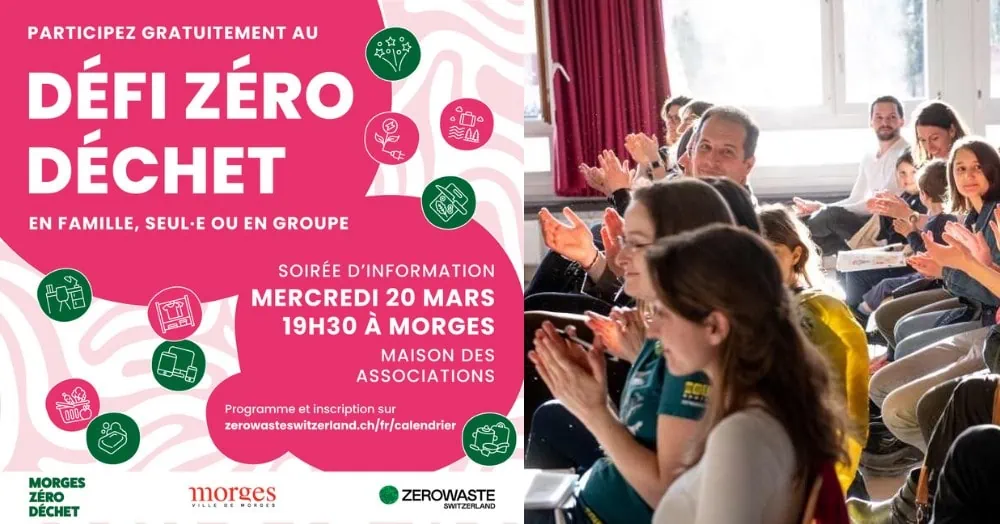 Morges – Conférence et séance de lancement au Défi Zéro Déchet