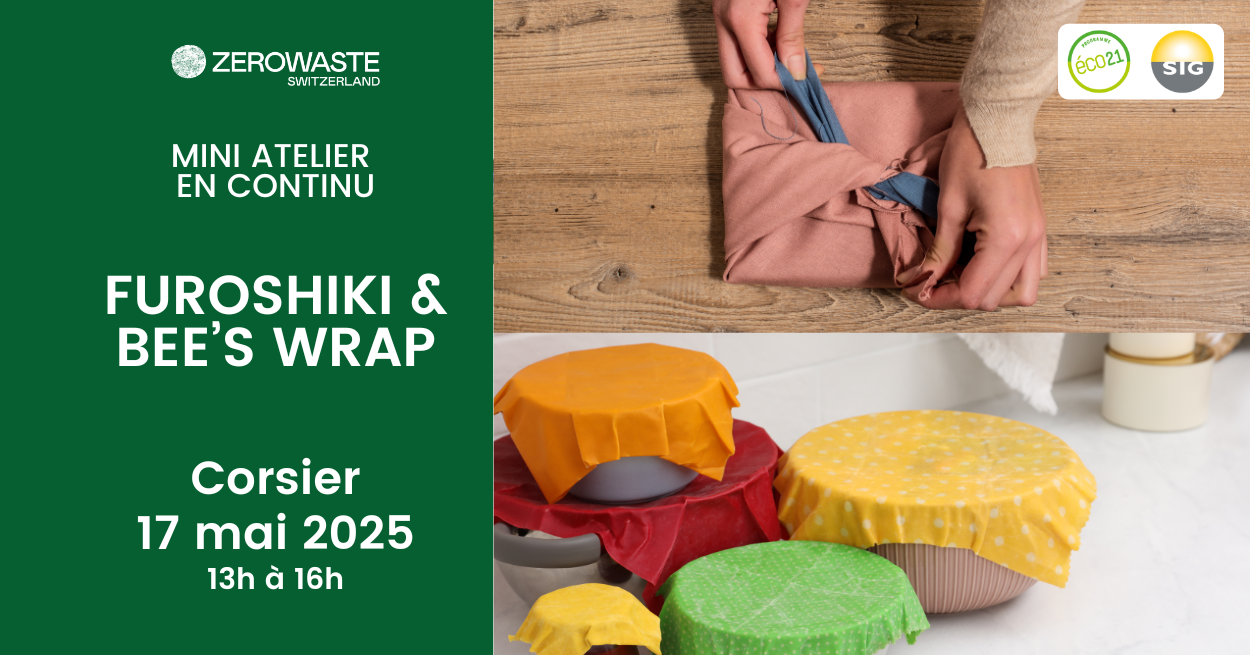 Corsier – Atelier Bee’s Wrap et Furoshiki