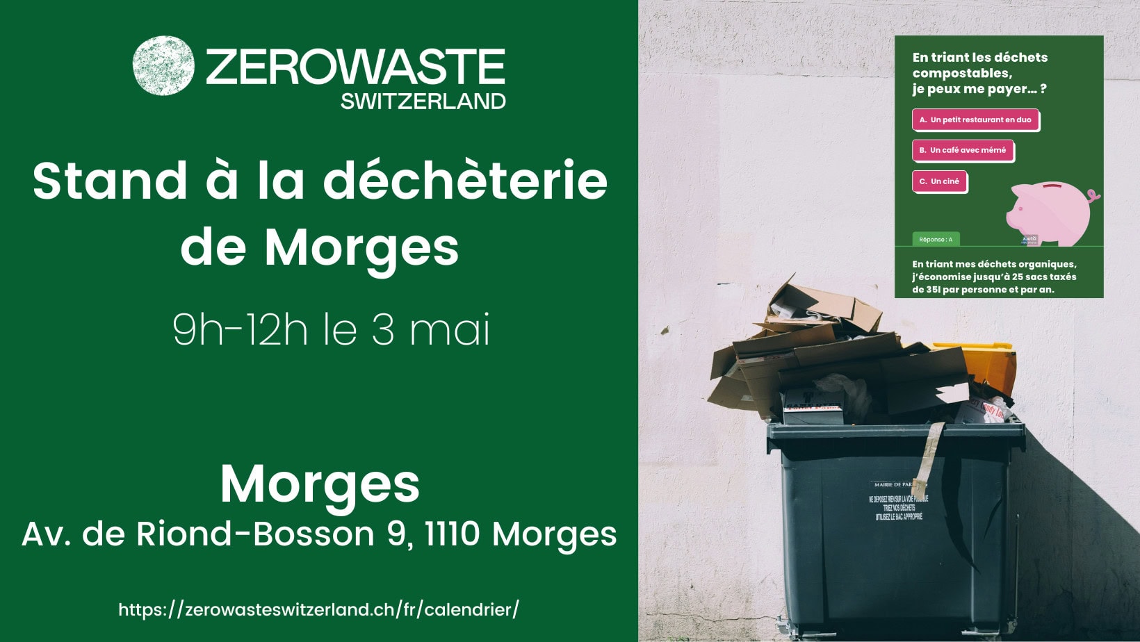 Morges – Animation à la déchèterie