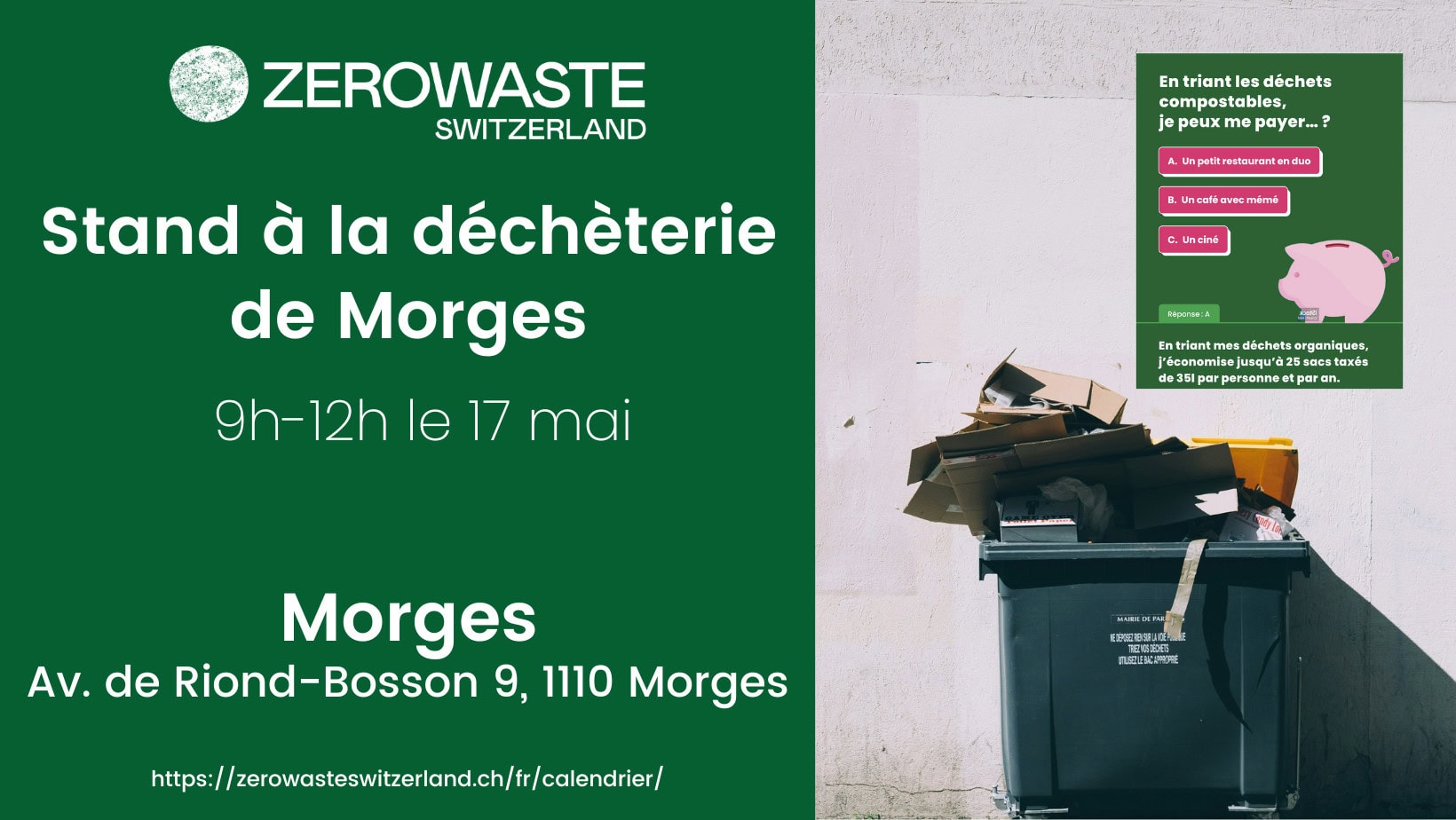 Morges – Animation à la déchèterie