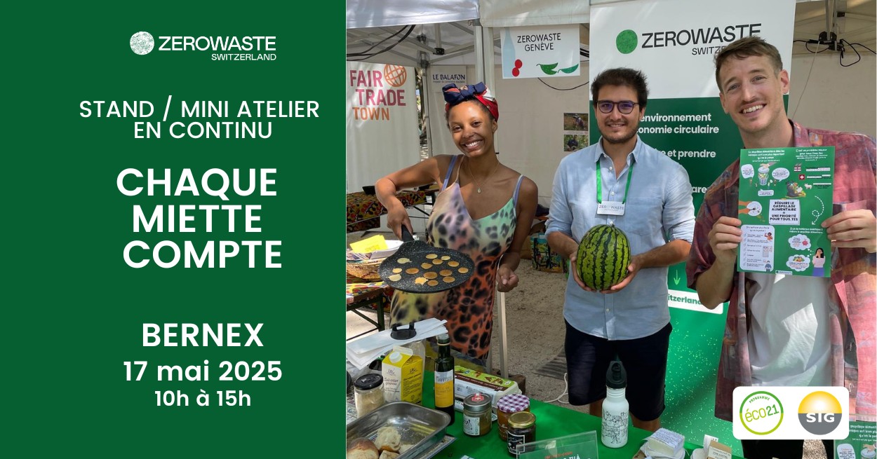Bernex – Stand « Chaque miette compte »