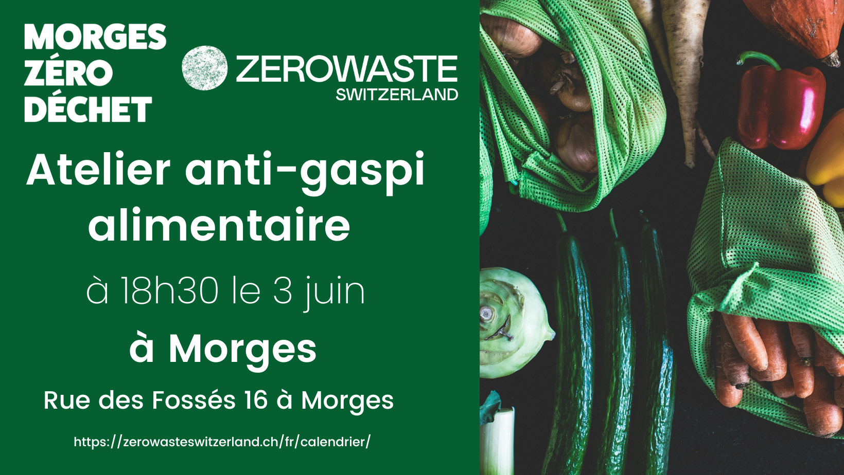 Morges – Atelier anti-gaspillage alimentaire
