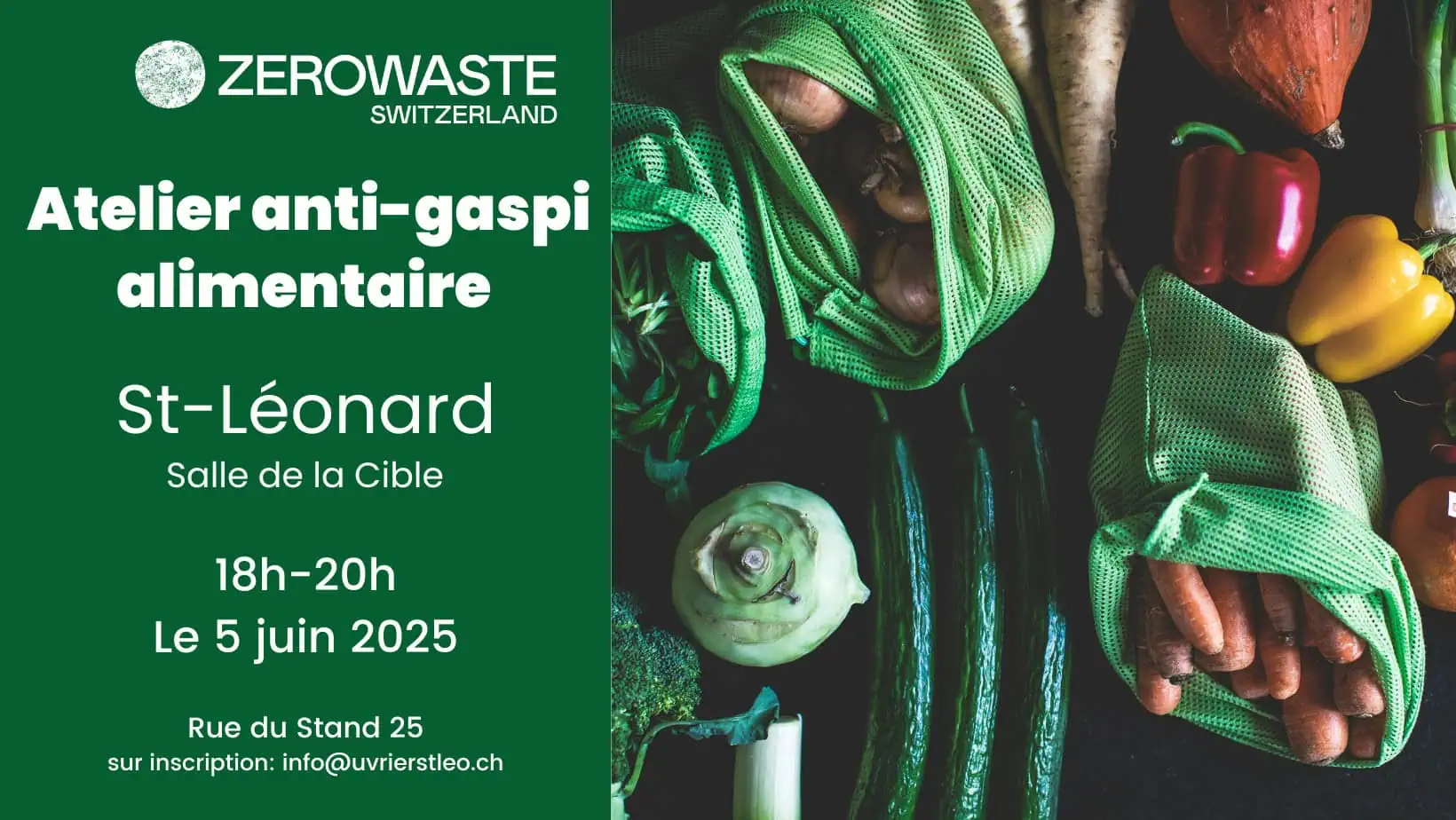 St-Léonard – Atelier anti-gaspi alimentaire