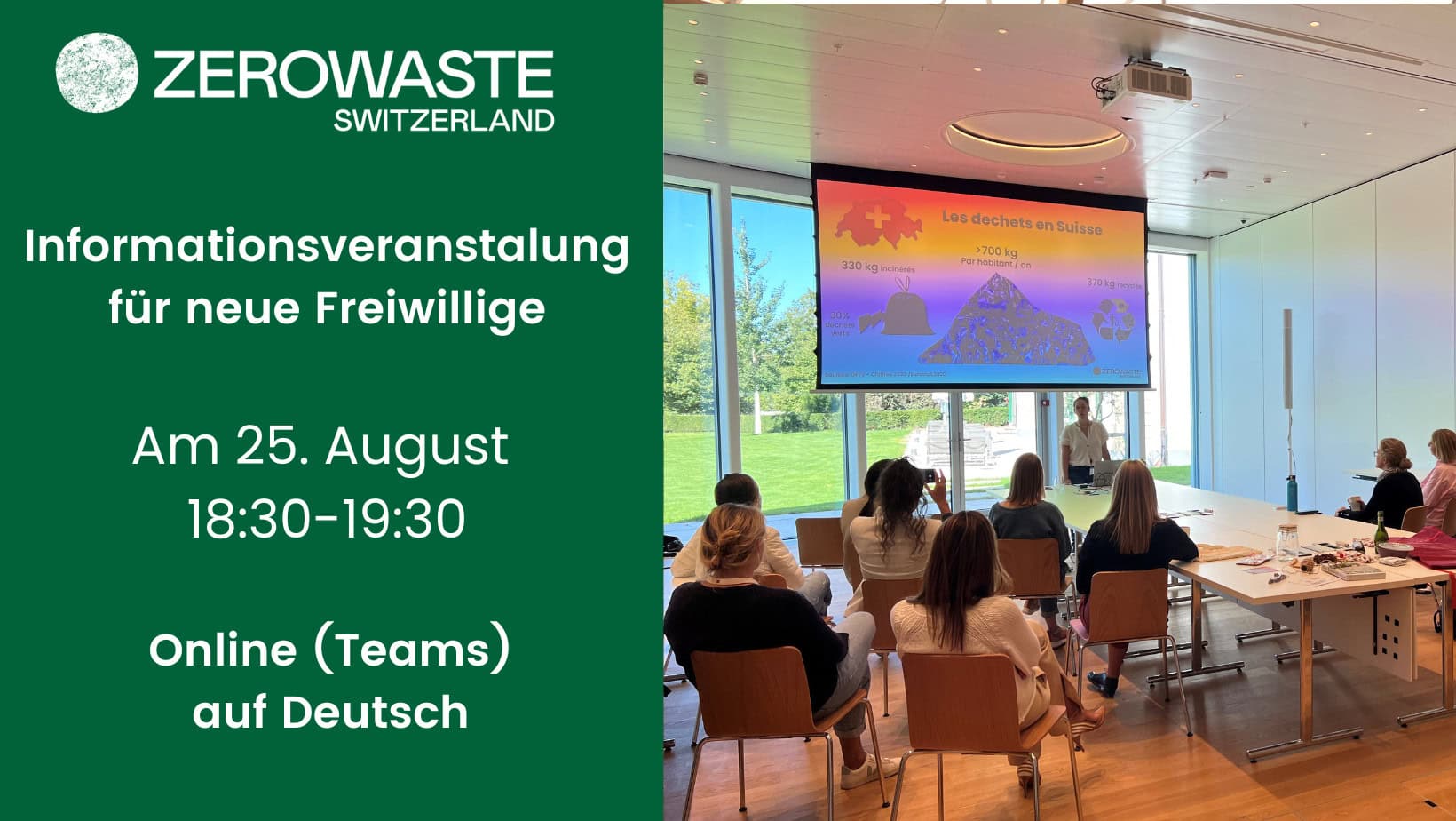 Online -Informationsveranstaltung für neue Freiwillige