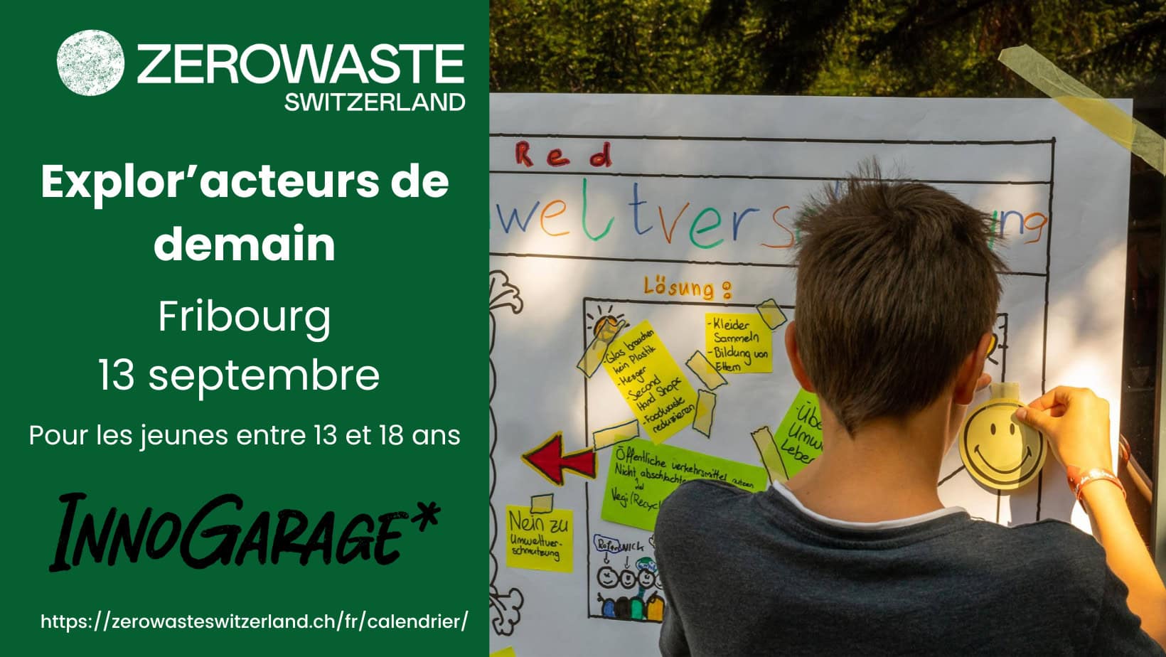 Fribourg – Journée atelier et visites Zéro déchet pour les jeunes (13-18ans)