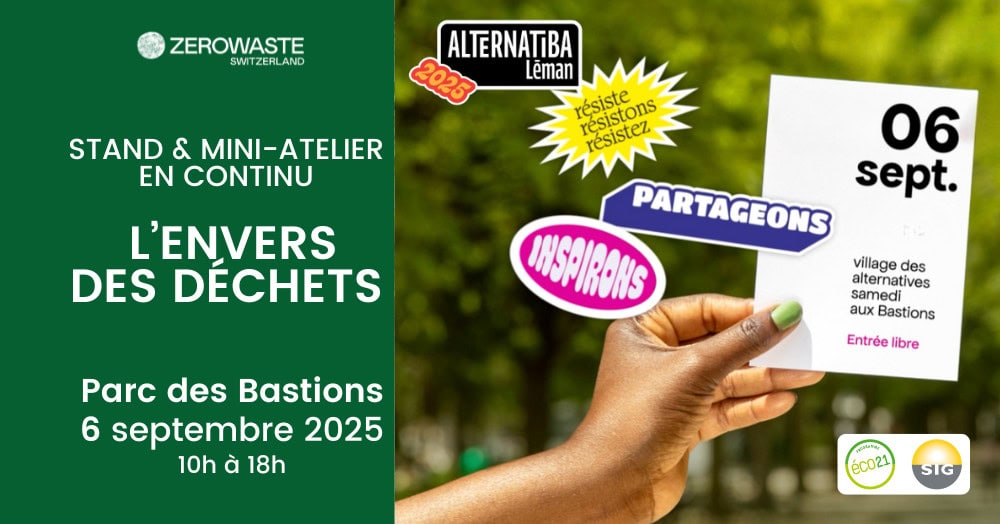 Genève – Stand « L’envers des déchets »