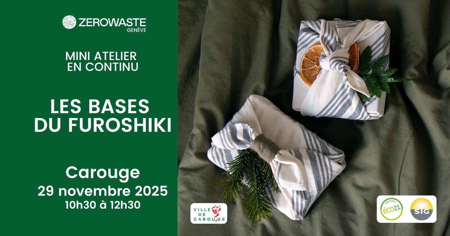 Carouge – Atelier Furoshiki en continu