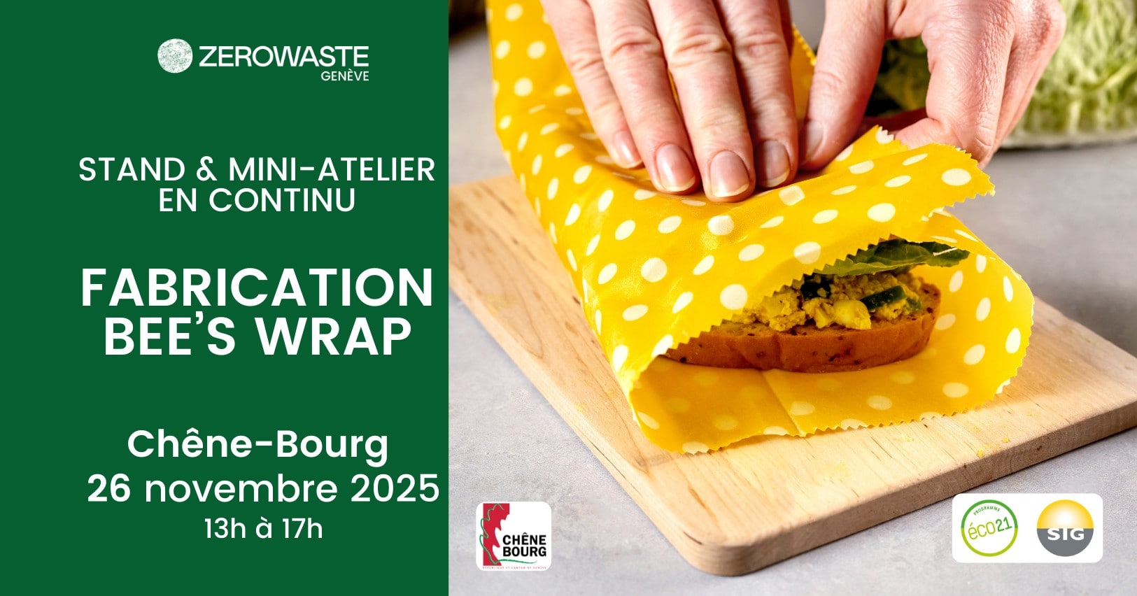 Chêne-Bourg – Fabrication Bee’s Wrap