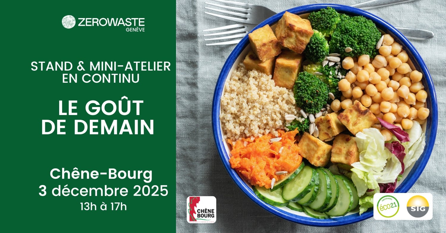 Chêne-Bourg – Stand « Le goût de demain »