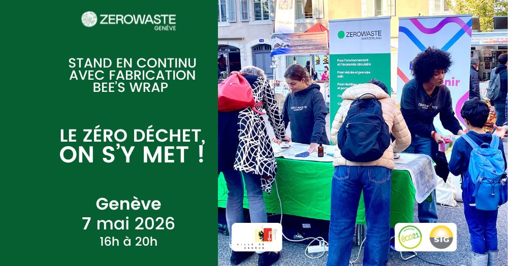 Genève – Stand « Le Zéro Déchet, on s’y met ! »