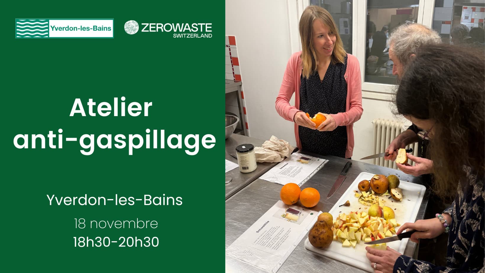Yverdon-les-Bains – Atelier anti-gaspillage alimentaire